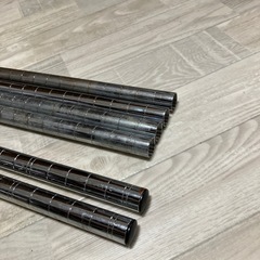 メタルラック用ポール73センチX4とアイリス用79X2の画像