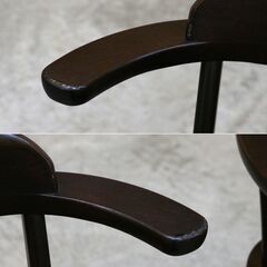 ≪zyt2442ジ≫ [2脚セット] イバタインテリア ダイニングチェア ② アームチェア/ウィンザーチェア/ibata/Rifaction/中古家具/宮城県仙台市 70911-05の画像