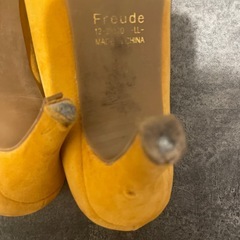 【断捨離】古着　イエローyellow☆〜（ゝ。∂）ヒール👠の画像