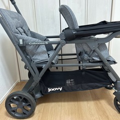 二人乗りベビーカー　Joovyの画像