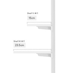 中古　Air Shelf セット　つっぱり棚　平安伸銅工業の画像