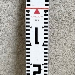 中古◆二つ折りアルミ製標尺◆ハイビスカスの画像