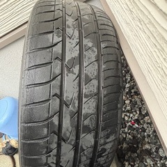 スバルインプレッサgh8 17インチ純正ホイールタイヤセット(2018年製)の画像