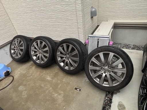 スバルインプレッサgh8 17インチ純正ホイールタイヤセット(2018年製)