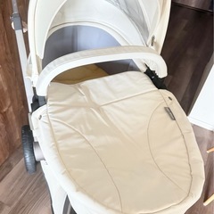 ベビーカー　Hot Mom  2型　ホワイト　安定製　新生児 　の画像