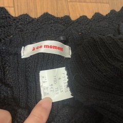 トップス　ブラック　レースが可愛い　Mの画像