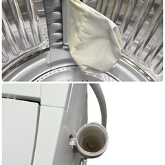 NO.2564【2023年製】SHARP シャープ 全自動電気洗濯機 ES-GE6G-T 6kg 家電 中古の画像