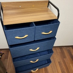 可愛い収納ボックス　布製の画像