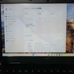 【割れあり】NEC PC-VKT40CZG9 Core-i5 1130G7 8GB SSD250GB 液晶割れてるの画像