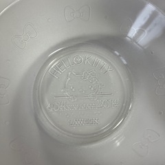 ハローキティー　ガラス　器　2枚セットの画像