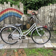 【5526】シティ　27インチ　後タイヤ新品　6,100円（防犯...