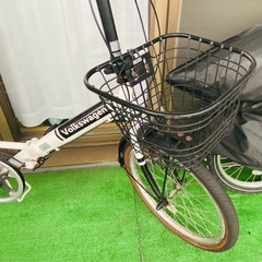 【引取先決まりました！】ミニチャリ　フォルクスワーゲン  ホワイト　変速付き の画像
