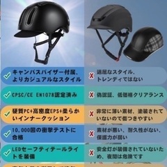 美品❤ヘルメット　自転車　黒　Lサイズの画像