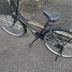 黒の自転車　美品の画像