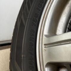 【★引き取り限定】スタッドレス 145/80R13 YOKOHAMA アイスガード FEID 13インチ ホイールセットの画像
