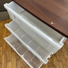 【リサイクルショップどりーむ鹿大前店】No.2737 3段収納 衣類収納 収納家具 タンスの画像
