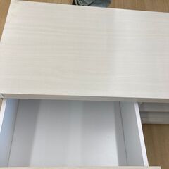★ジモティ割引あり★【リユースのサカイ野々市店】　TV台　ホワイト　150(幅)×39(奥行き)×25(高さ)cm ※クリーニング済みの画像