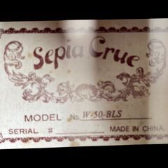 9/14迄受付　　Sepia Crue W-50 BLS ギター ブルー 入門用の画像