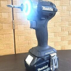 札幌【18v マキタ 充電式インパクトドライバ TD173DRGXB】バッテリ×2付き 全周リング発光LEDライト 黒 ブラック 電動工具 makita 北20条店の画像