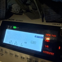 ドラム式乾燥機能付き洗濯機　日立　BD-V9800の画像