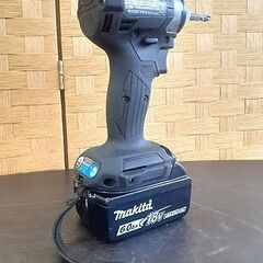 札幌【18v マキタ 充電式インパクトドライバ TD173DRGXB】バッテリ×2付き 全周リング発光LEDライト 黒 ブラック 電動工具 makita 北20条店の画像