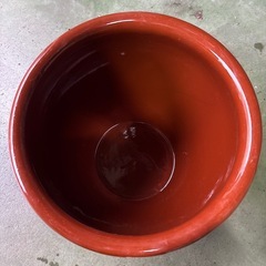 東♪#443 久松 かめ丸壺蓋付 漬物容器 梅干甕 味噌壺 常滑焼 常滑焼 久松 かめ 丸壺蓋付の画像