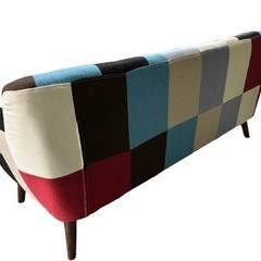 MODERN DECO　3人掛けマルチカラーソファ　（在庫：1）の画像