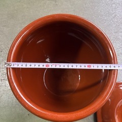 東♪#443 久松 かめ丸壺蓋付 漬物容器 梅干甕 味噌壺 常滑焼 常滑焼 久松 かめ 丸壺蓋付の画像