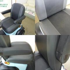 15.8万円♪ 2018年製マイピア・水色 バッテリー約90％良好 動作良好★電動四輪車いす/シニアカー/セニアカー★全国発送可能/松山市内無料配送★愛媛県松山市よりの画像
