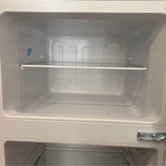 【値下げ】130L 2ドア冷蔵庫　ホワイト右開の画像