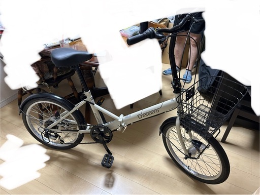 DESERTO 20インチ　折りたたみ自転車　新品未使用　カバー付き