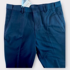新品未使用　2XL 厚手生地　スーツパンツ　メンズ ビジネス　スラックスパンツ　厚手生地　秋冬　ブラックの画像