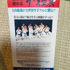 ザ、極真 空手     教則用ビデオ。VHSの画像