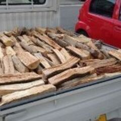 薪ストーブ用の乾燥薪(軽トラ１台)の画像