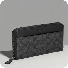 新品未使用 COACH コーチ ラウンドファスナー ウォレット 長財布 の画像