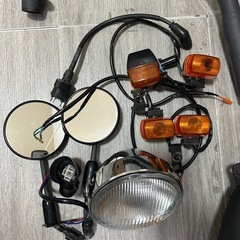 ホンダ　ＦＴＲ２２３　純正マフラー ミラー、ウインカーの画像