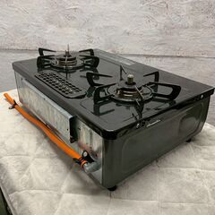 【Rinnai】 リンナイ ガステーブル KG34NBKL LPガス用 2021年製 動作確認済み 中古 家電 グリル付き ガスコンロ A0387の画像