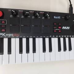 【良品】AKAI MPK mini play/ミニキーボードの画像