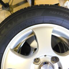 【JM768】2024年製 BRIDGESTONE(ブリヂストン) ECOPIA NH200C 155/70R13 75S ホイール付き ラジアルタイヤ ノーマルタイヤの画像