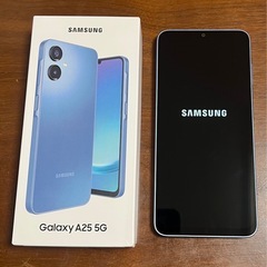 【新品同様】Galaxy A25 5G (UQ)＋クリアケース付き✨の画像