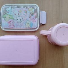 お弁当箱　コップ　サンリオ　ジュエルペット　シュガーバニーズの画像
