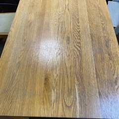 【無料】無印良品　オーク無垢　ダイニングテーブルの画像