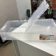 A 2509-268 ベッド下収納ボックス クリアケース 中古美品の画像