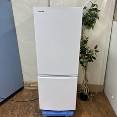I712 🌈 2023年製の高年式♪ TOSHIBA 冷蔵庫 (153L) 2ドア ⭐ 動作確認済 ⭐ クリーニング済の画像