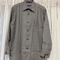 ★近鉄百貨店★秋・冬物★ 紳士ウール長袖シャツ★の画像