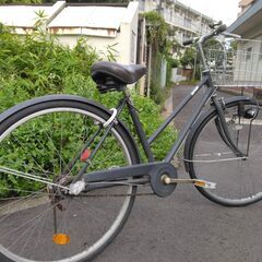 ２６インチのシティサイクルです。前後タイヤ新品、内装３段ギア付です。の画像