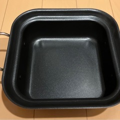 ニトリ IH・ガス火 角型卓上鍋 1〜2人用（18cm）の画像