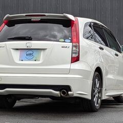 ★無限フルエアロ/アルミ！4WD！上級！ストリーム【RSZ】トランクウーファー付！バックカメラ！ETC！Bluetooth！フルセグ！フォグライト！の画像