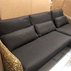 🌹おすすめ🌹籐家具L形ソファーテーブルセット🌹の画像