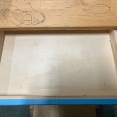 木製 子ども 幼児 学習机 椅子セット 作業台 勉強机 幅63cm×奥行32cm×高さ60cmの画像